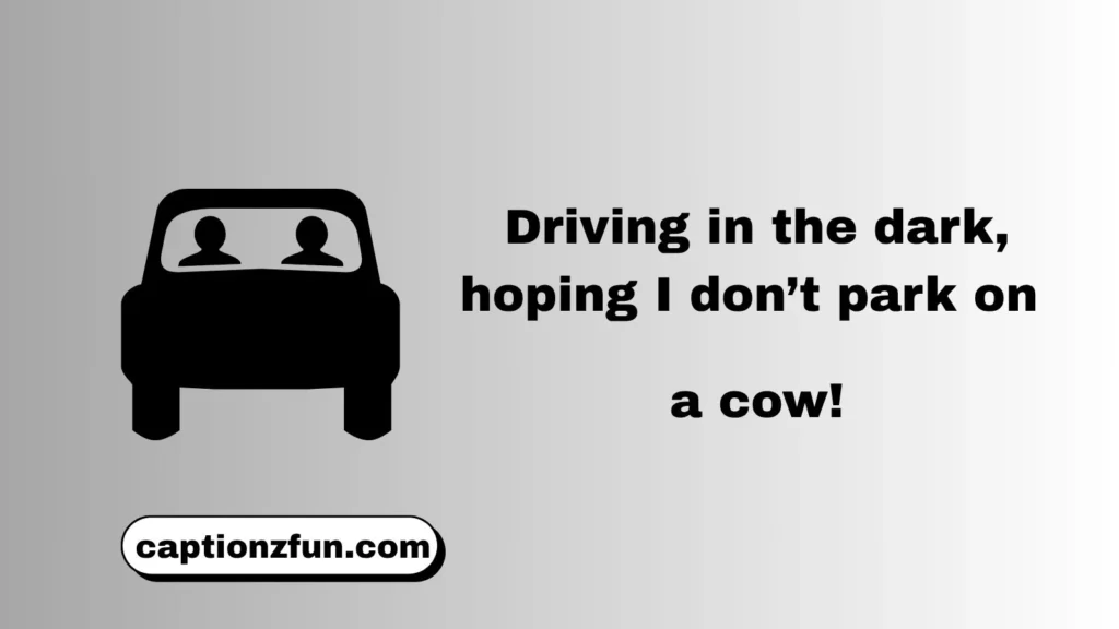 Funny Night Driving Captions